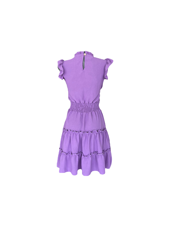 18Marsha Dress Short Purple S/M