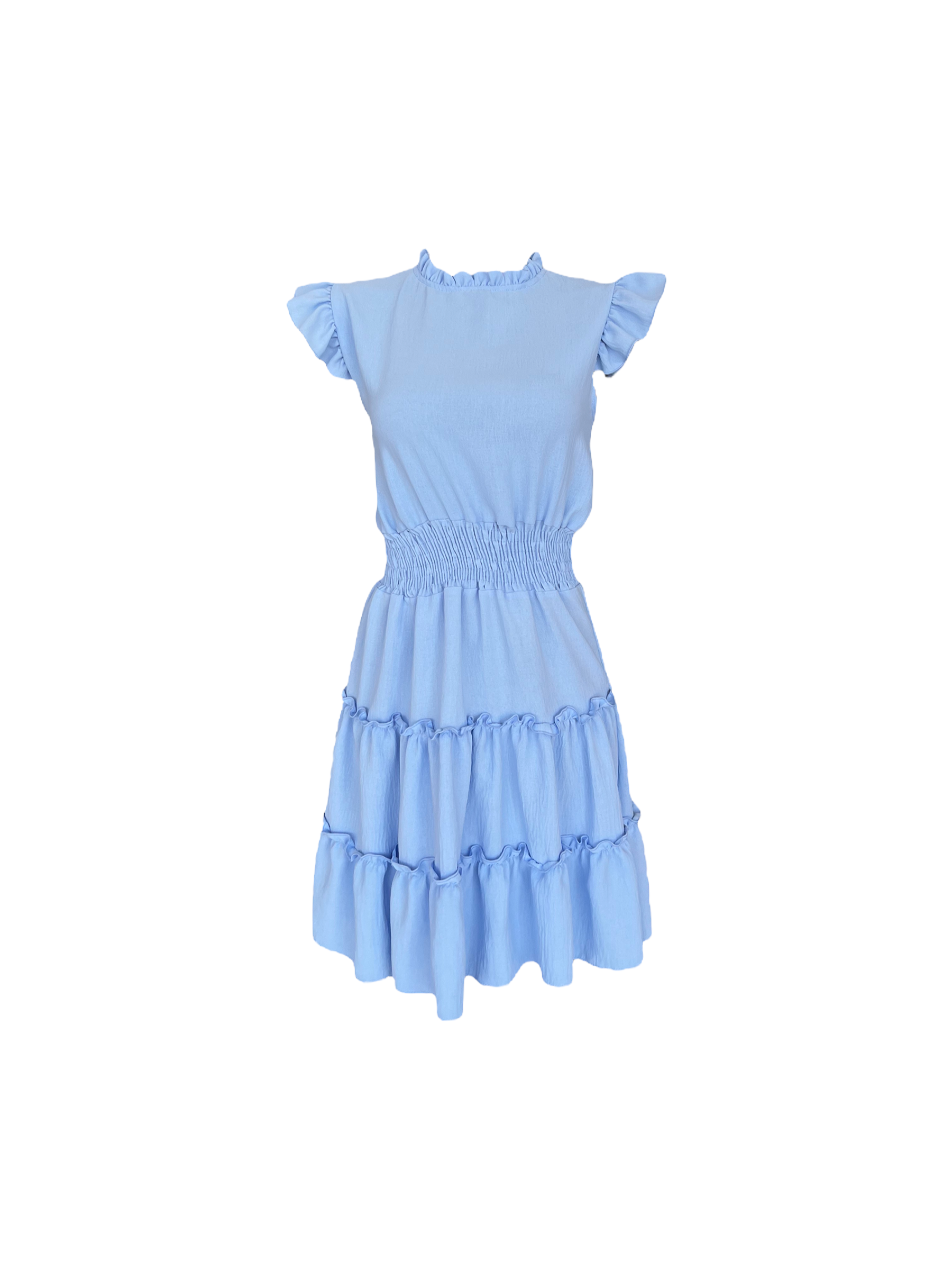 18Marsha Dress Short Blue S/M