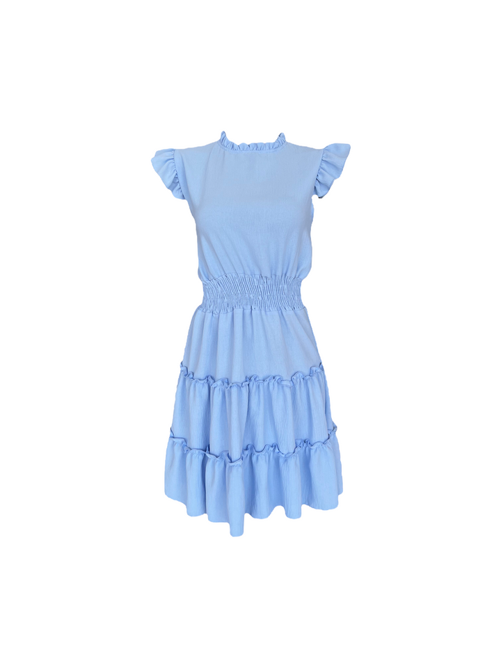 18Marsha Dress Short Blue S/M