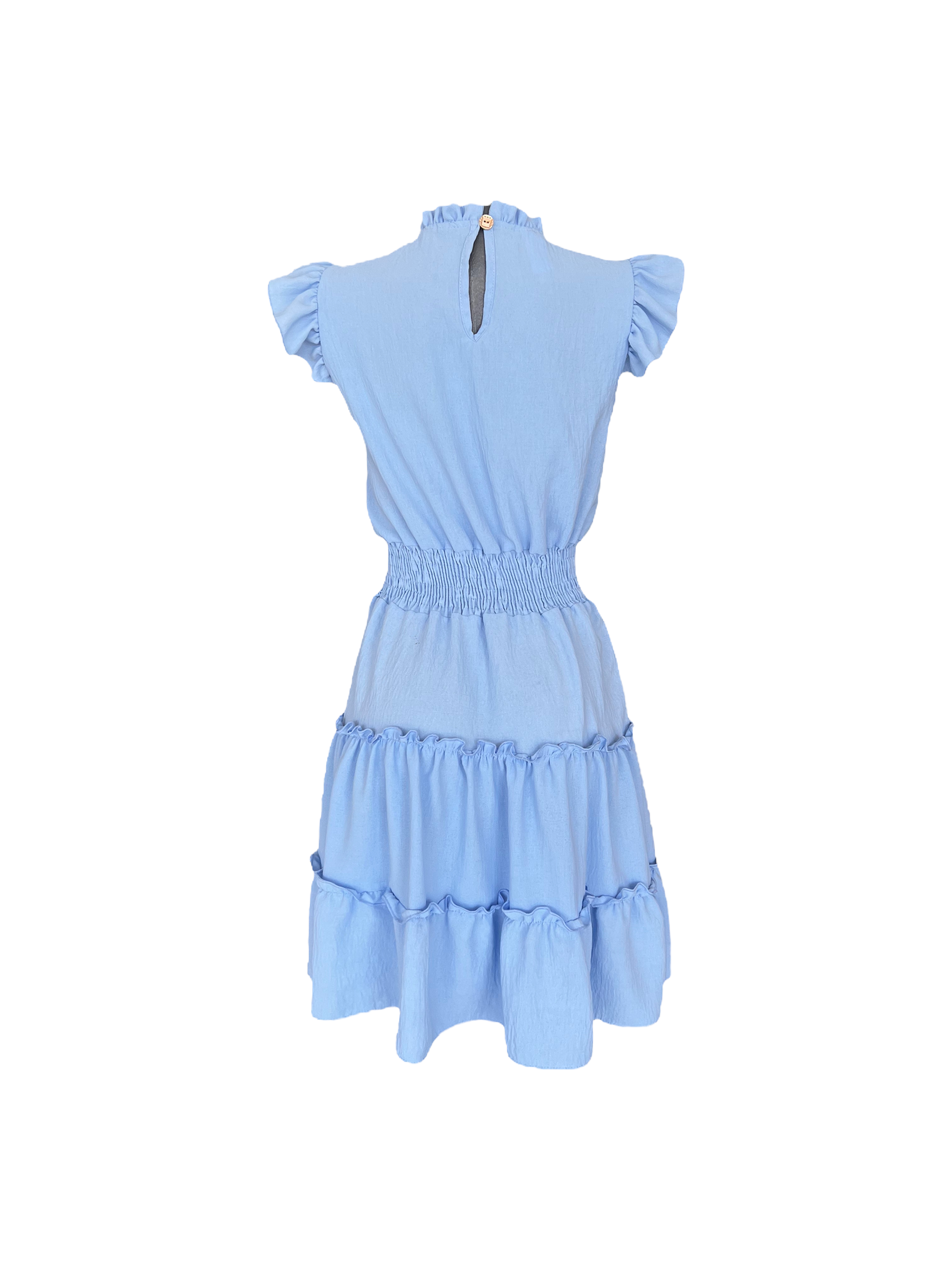 18Marsha Dress Short Blue S/M