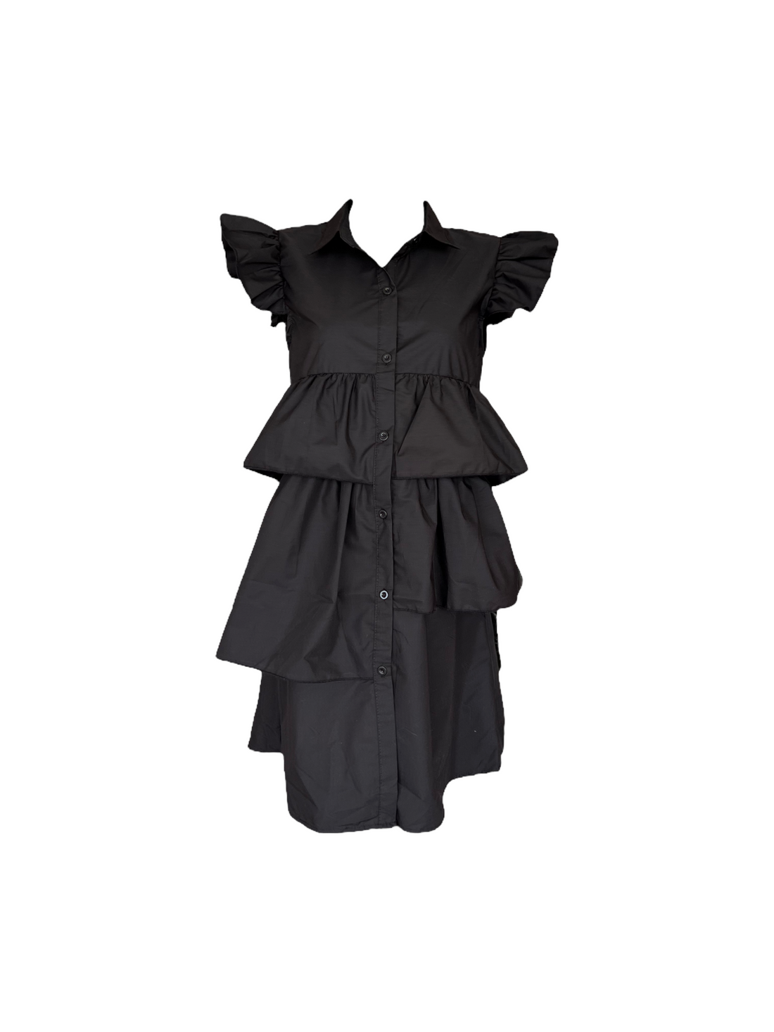 Yinuo Dress Short Black S/M