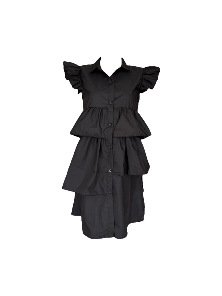 Yinuo Dress Short Black S/M