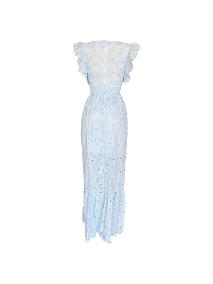 Malibu Bum Dress Long Blue Medium